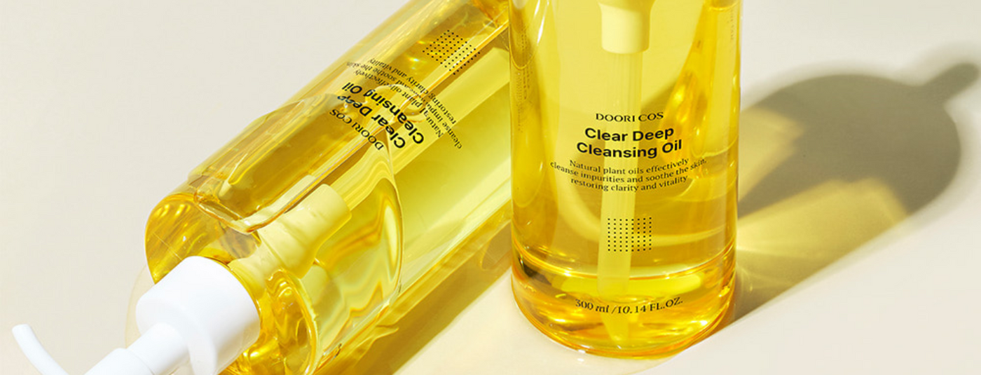 Ulei de curățare coreean Doori Cos Clear Deep Cleansing Oil 300ml – demachiant pe bază de ulei vegetal, îndepărtează impuritățile și machiajul, lasă pielea curată și catifelată